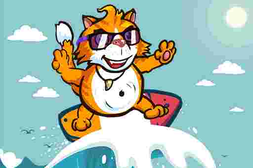Surfer Cat